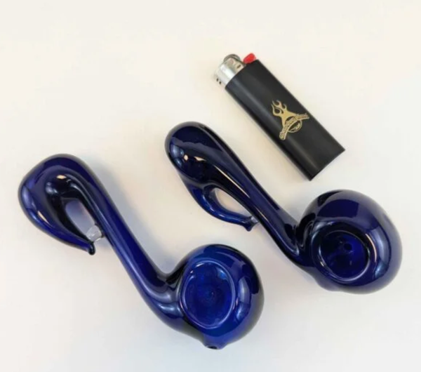 Chameleon Glass Eighth Notes Glass Hand PIpes Brothers with Glass