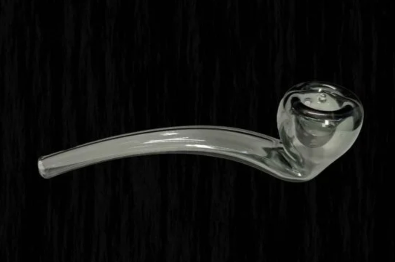 Chameleon Glass Glenns Briar Vented Glass Hash Hand Pipe Chameleon Glass