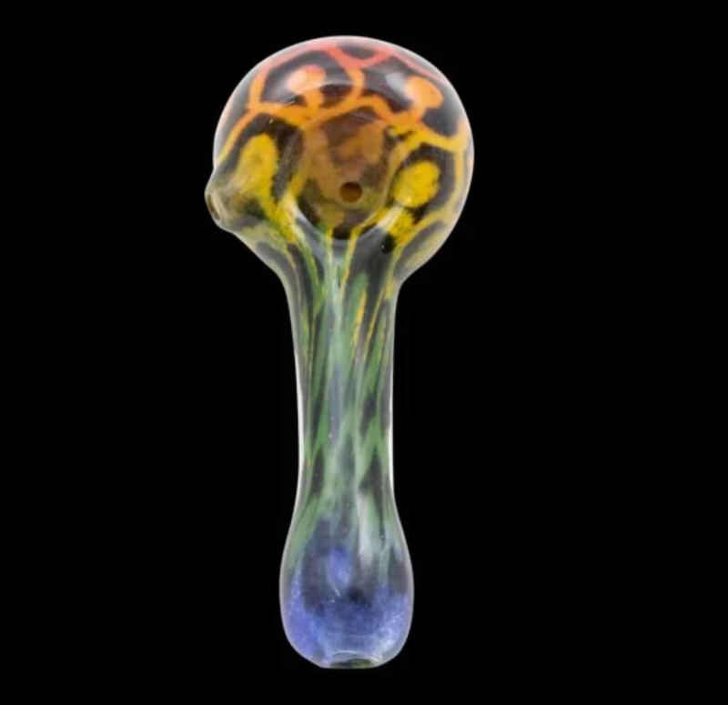 Chameleon Glass Leopard Glass Hand Pipe Chameleon Glass