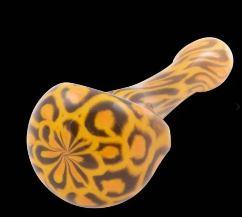 Chameleon Glass Leopard Glass Hand Pipe Chameleon Glass