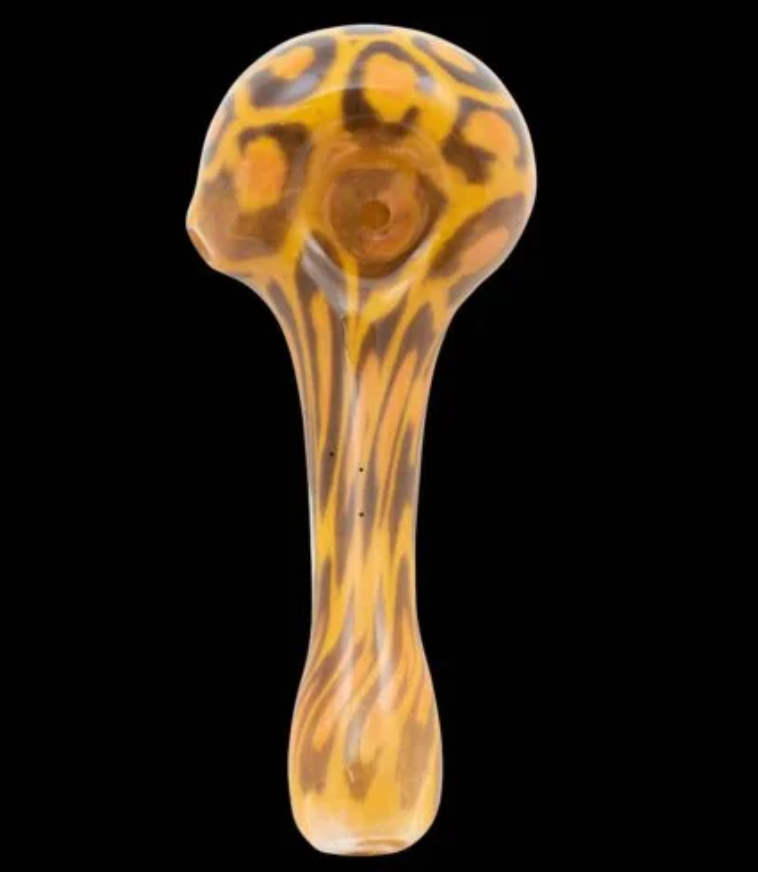 Chameleon Glass Leopard Glass Hand Pipe Chameleon Glass