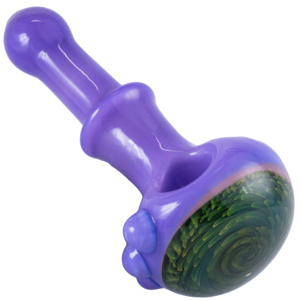 Crush Eye Candy 3D Floral Slime Glass Spoon Pipe - Multi-Color 🌈 Crush