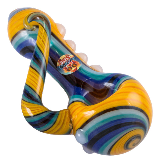 Crush Eye Candy Crayon Tusk Hand Pipe - Carbureted Glass, Various Colors Crush