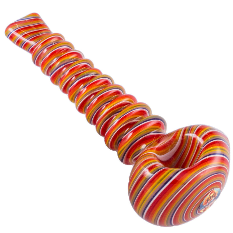 Crush Eye Candy MegaTwist 5" HandPipe Flat Mouthpiece - Vibrant Colors Crush