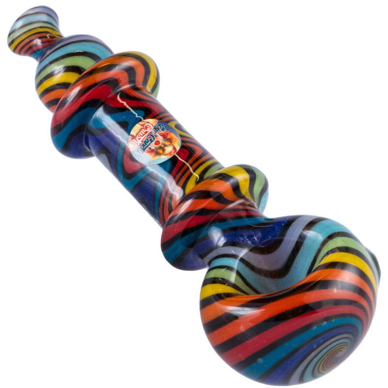 Crush Eye Candy Wig-Wag Hand Pipe 4.5" - Vibrant Borosilicate Glass Crush