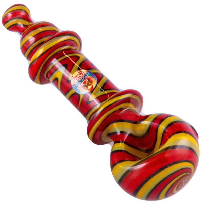 Crush Eye Candy Wig-Wag Hand Pipe 4.5" - Vibrant Borosilicate Glass Crush