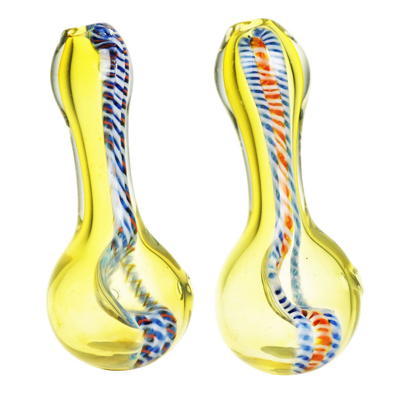 DNA Twist Spoon Pipe - 3.5" / Colors Vary CannaDrop-AFG