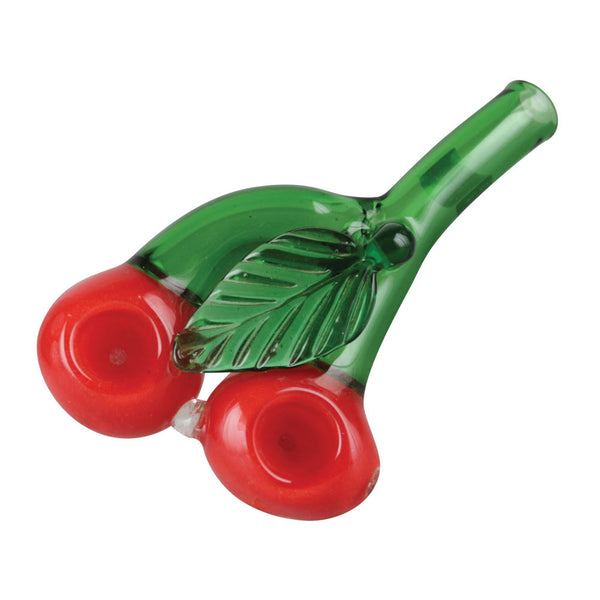 Double Cherry Glass Hand Pipe - 5.5" CannaDrop-AFG