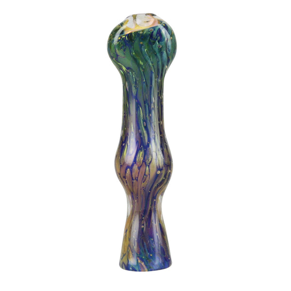 Double Glass Fumed Chillum CannaDrop-AFG