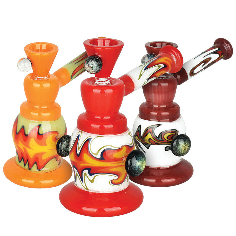 Ego Death Bubbler Pipe - 5.25" / 14mm F / Colors Vary CannaDrop-AFG