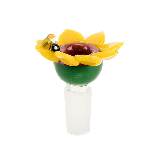 Empire Glassworks Bowl Piece | 14mm M | Sunflower CannaDrop-AFG