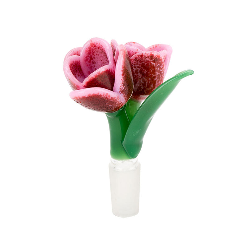 Empire Glassworks Strawberry Cream Tulip Bong Bowl | 14mm Male CannaDrop-AFG