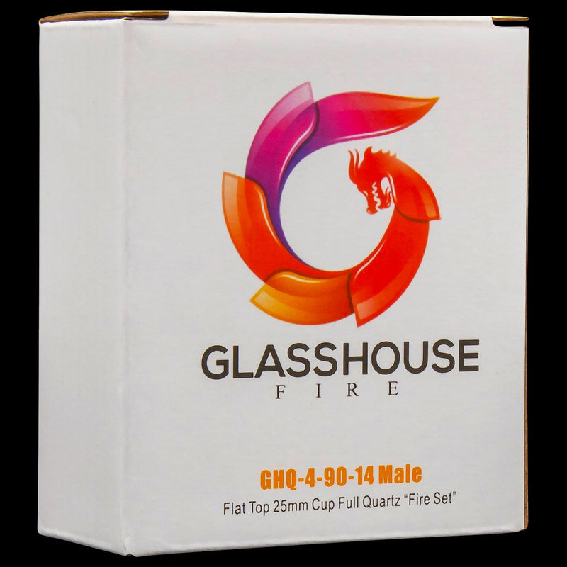 Glasshouse Full Quartz Banger Flat Top Kit - The "Fire Set" Glasshouse