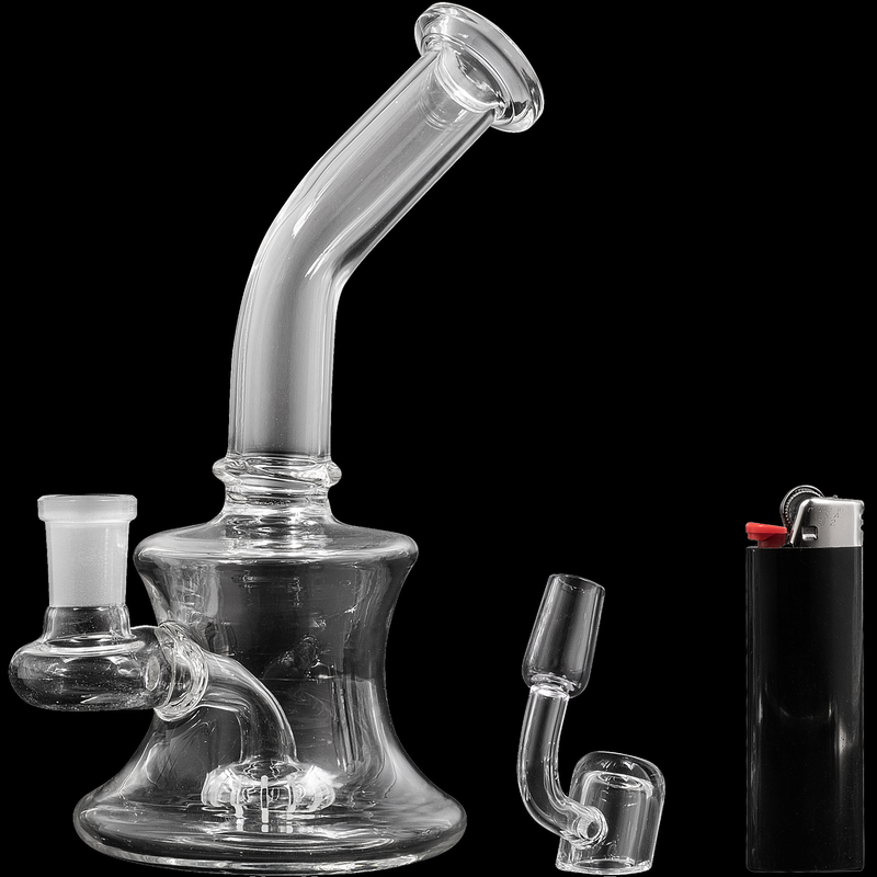 Glassic Bent Neck Travel Size Dab Rig Glassic