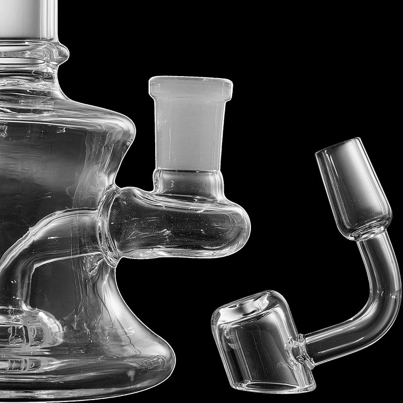 Glassic Bent Neck Travel Size Dab Rig Glassic