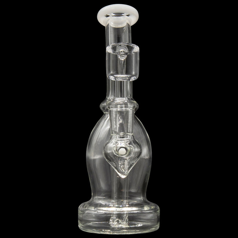 Glassic Curved Body Dab Rig with Colored Accents Glassic