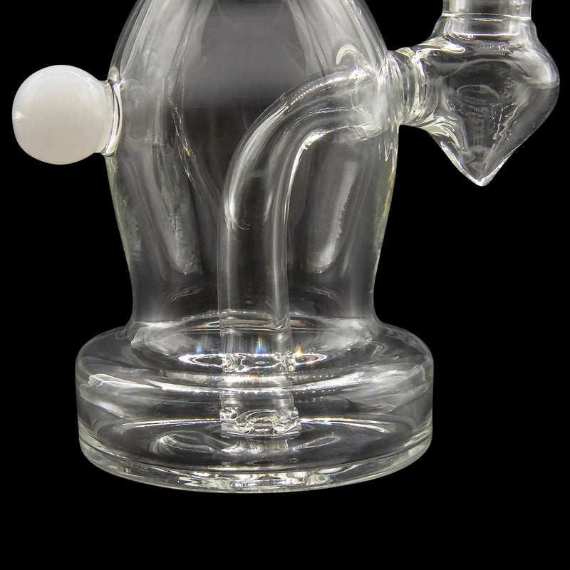 Glassic Curved Body Dab Rig with Colored Accents Glassic