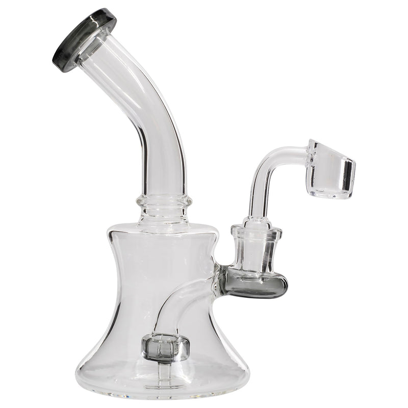 Glassic Hourglass Dab Rig with Color Accents Glassic