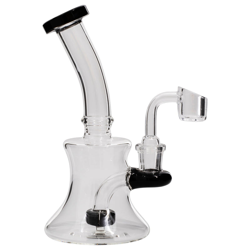 Glassic Hourglass Dab Rig with Color Accents Glassic