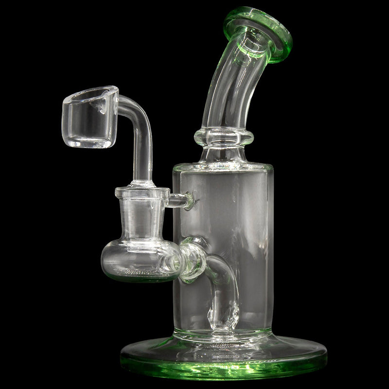 Glassic "Sidekick" Dab Rig with Color Base and Mouthpiece Glassic