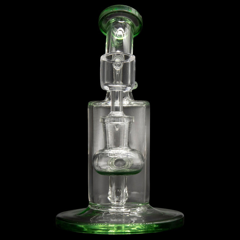 Glassic "Sidekick" Dab Rig with Color Base and Mouthpiece Glassic