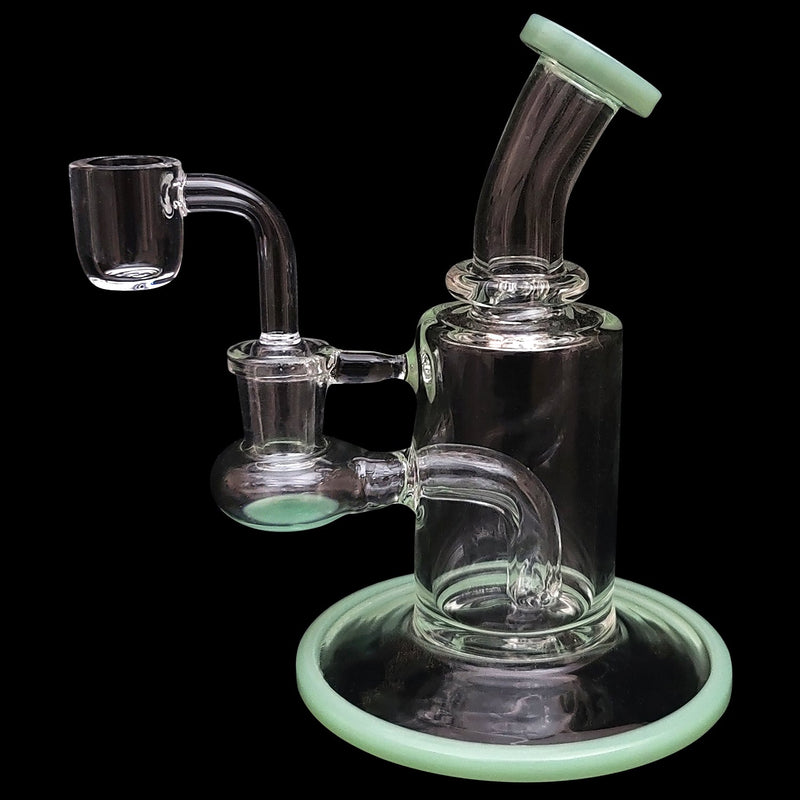 Glassic "Sidekick" Dab Rig with Color Base and Mouthpiece Glassic