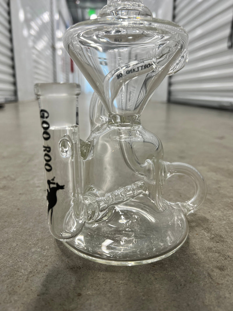 Goo Roo Designs Inline Recycler Dab Rig Brothers with Glass