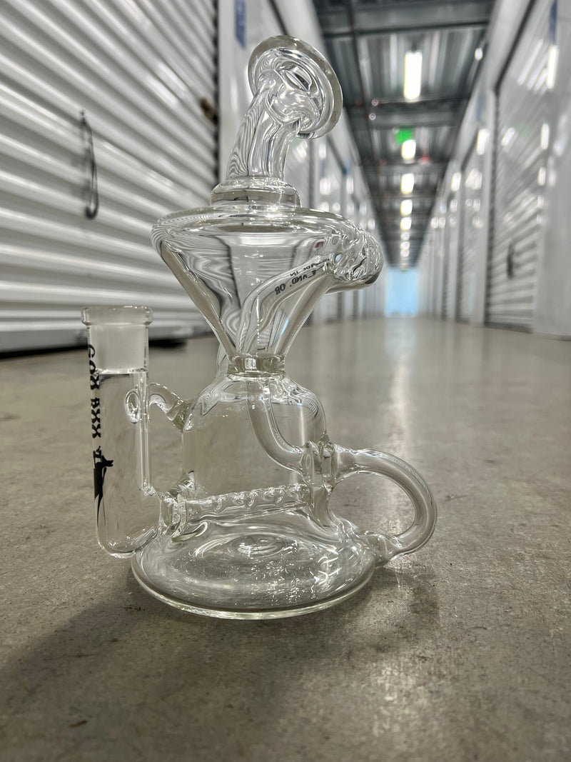 Goo Roo Designs Inline Recycler Dab Rig Brothers with Glass