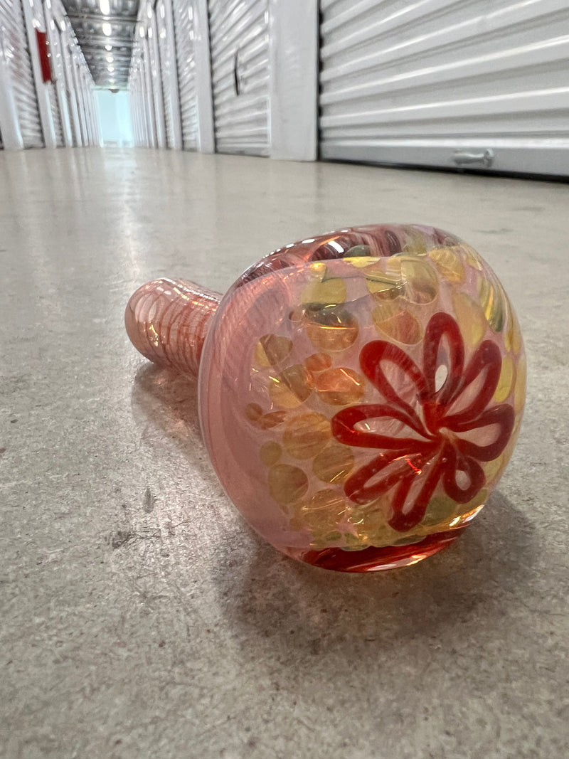 Goo Roo Glass Flower Hand Pipe Brothers with Glass