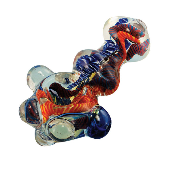 Heavy Inside Out Glass Spoon Pipe CannaDrop-AFG