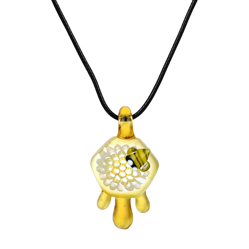 Honey Bee Drippin' Pendant Necklace | 19" CannaDrop-AFG