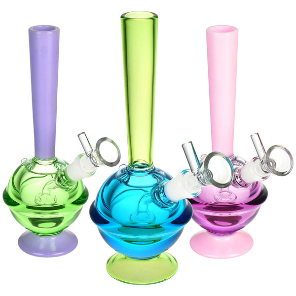 Icy Planet Glycerin Water Pipe - 7.5"/14mm F/Colors Vary CannaDrop-AFG