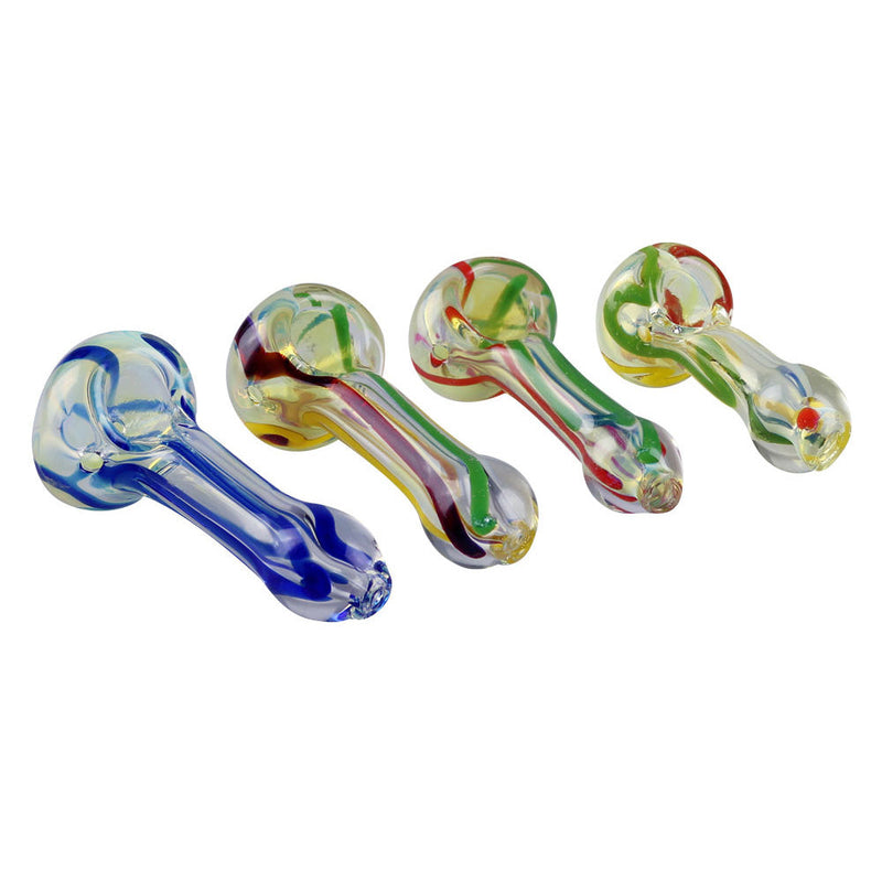Inside Out Glass Pipe - 2.75" / Styles Vary CannaDrop-AFG
