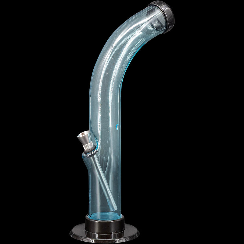 JM Enterprises 10'' Acrylic Curved Tube Bong - Multiple Colors JM Enterprises