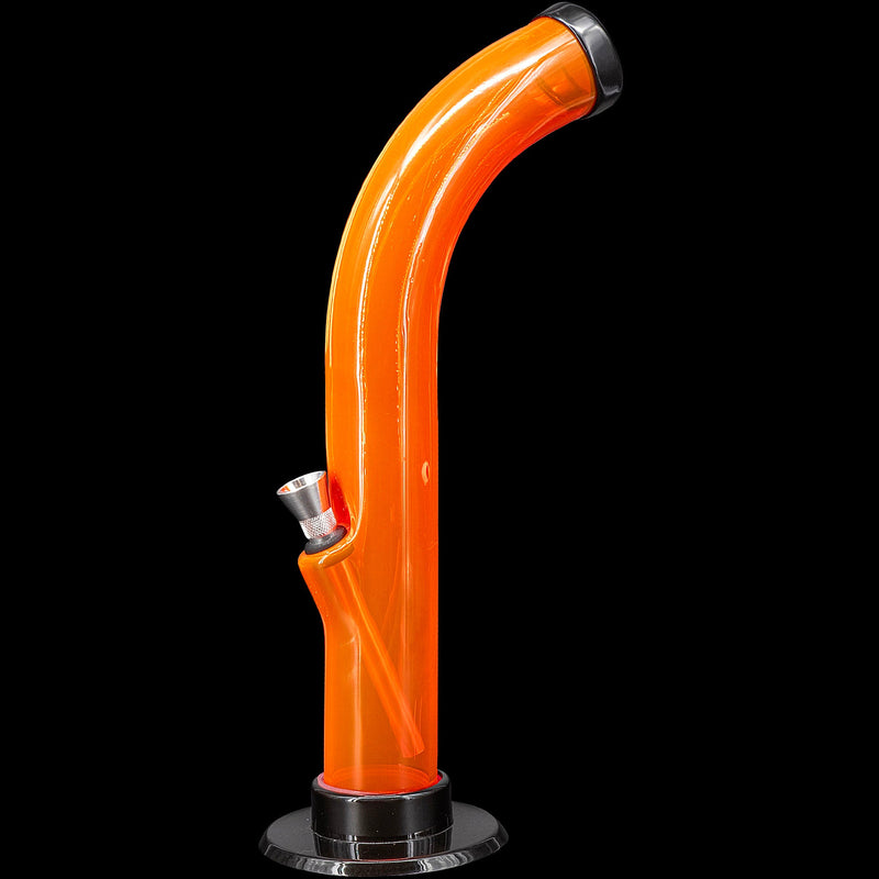 JM Enterprises 10'' Acrylic Curved Tube Bong - Multiple Colors JM Enterprises