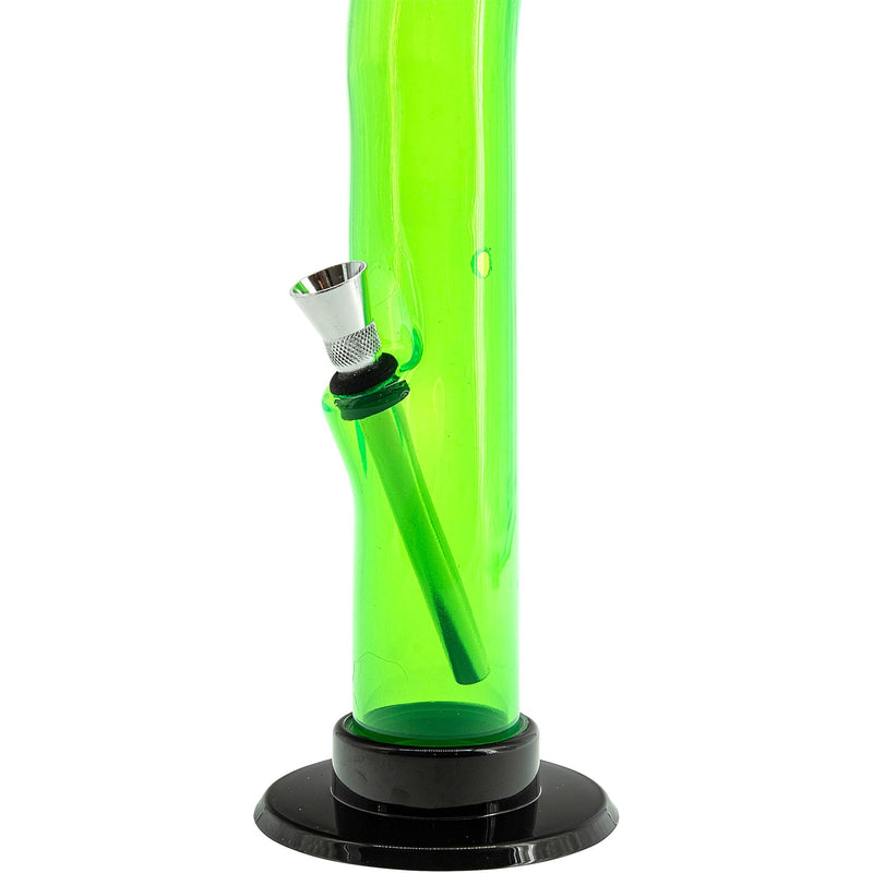 JM Enterprises 10'' Acrylic Curved Tube Bong - Multiple Colors JM Enterprises