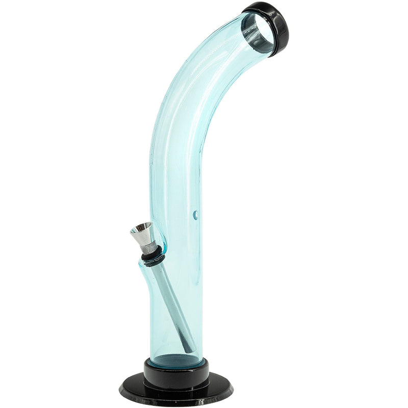 JM Enterprises 10'' Acrylic Curved Tube Bong - Multiple Colors JM Enterprises