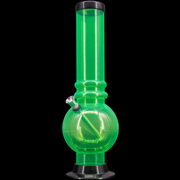 JM Enterprises 12-15" Acrylic Bubble Base Bong - Multiple Colors JM Enterprises