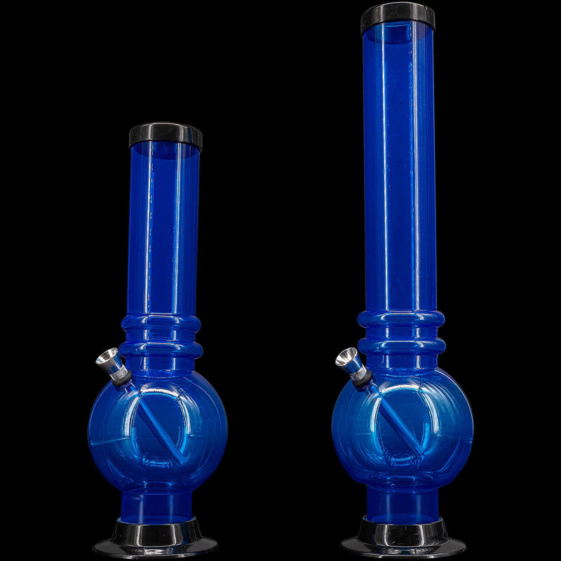 JM Enterprises 12-15" Acrylic Bubble Base Bong - Multiple Colors JM Enterprises