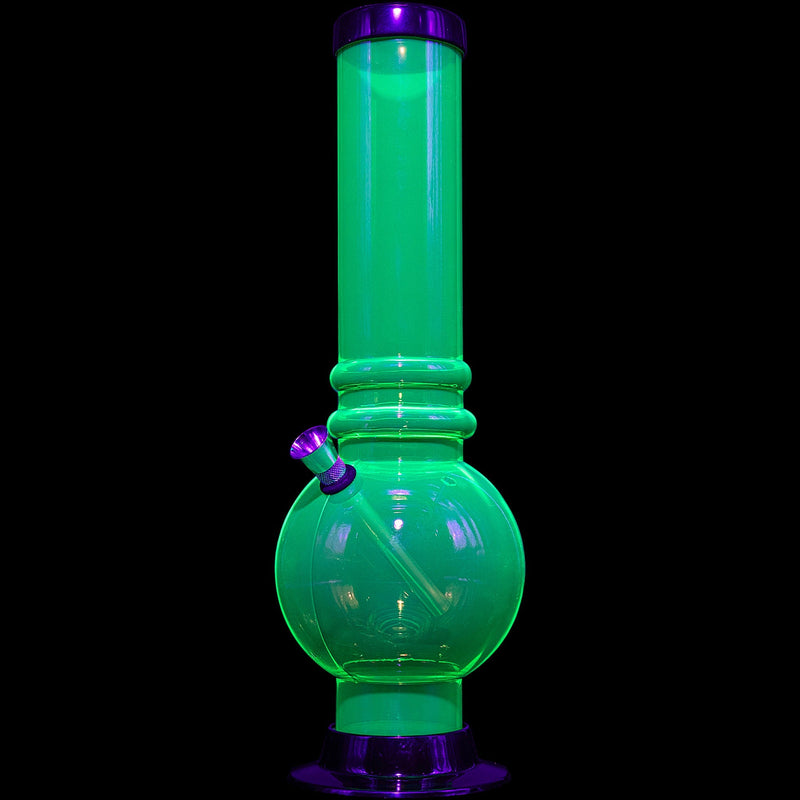 JM Enterprises 12-15" Acrylic Bubble Base Bong - Multiple Colors JM Enterprises