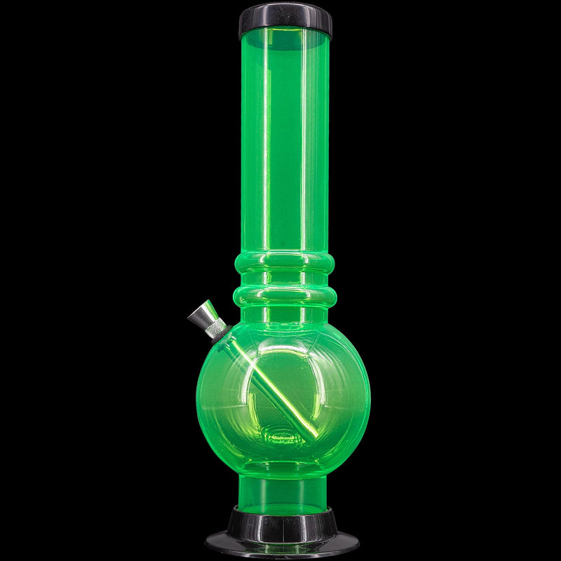 JM Enterprises 12-15" Acrylic Bubble Base Bong - Multiple Colors JM Enterprises