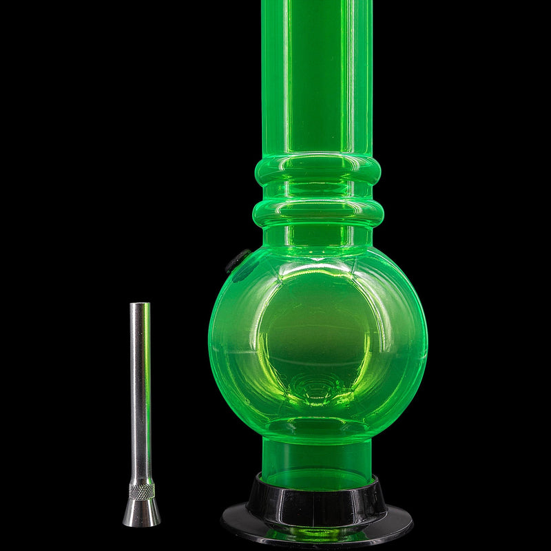 JM Enterprises 12-15" Acrylic Bubble Base Bong - Multiple Colors JM Enterprises