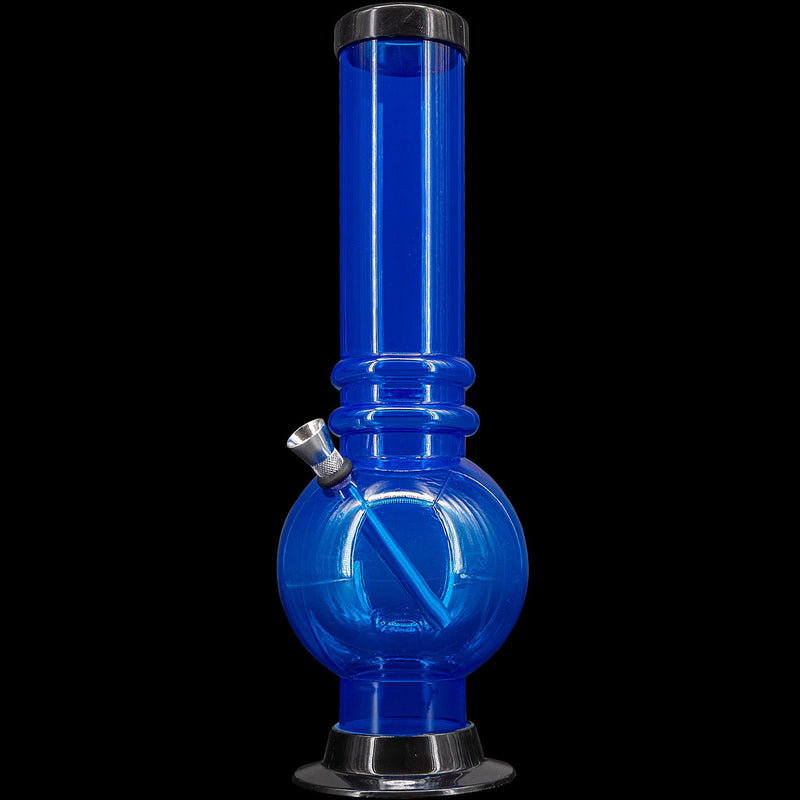 JM Enterprises 12-15" Acrylic Bubble Base Bong - Multiple Colors JM Enterprises