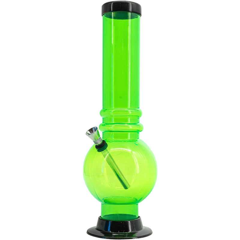 JM Enterprises 12-15" Acrylic Bubble Base Bong - Multiple Colors JM Enterprises