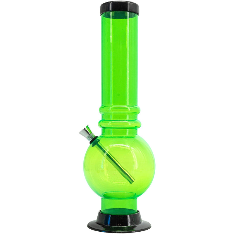 JM Enterprises 12-15" Acrylic Bubble Base Bong - Multiple Colors JM Enterprises