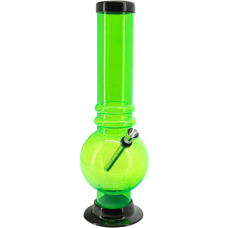 JM Enterprises 12-15" Acrylic Bubble Base Bong - Multiple Colors JM Enterprises