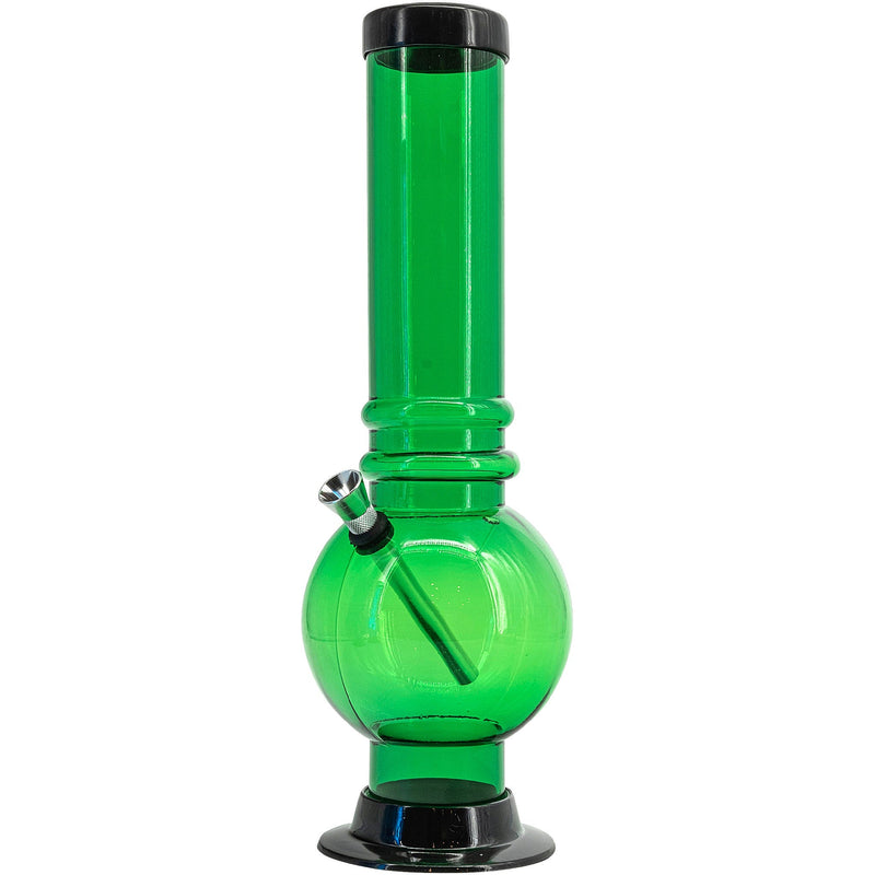 JM Enterprises 12-15" Acrylic Bubble Base Bong - Multiple Colors JM Enterprises