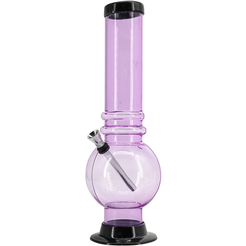 JM Enterprises 12-15" Acrylic Bubble Base Bong - Multiple Colors JM Enterprises