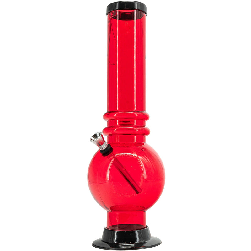 JM Enterprises 12-15" Acrylic Bubble Base Bong - Multiple Colors JM Enterprises