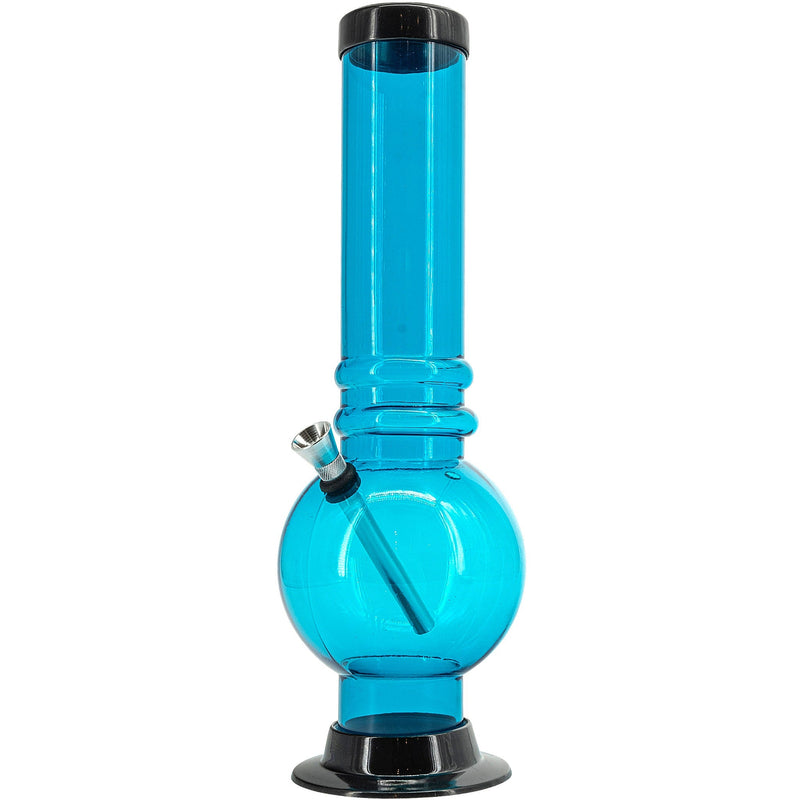 JM Enterprises 12-15" Acrylic Bubble Base Bong - Multiple Colors JM Enterprises